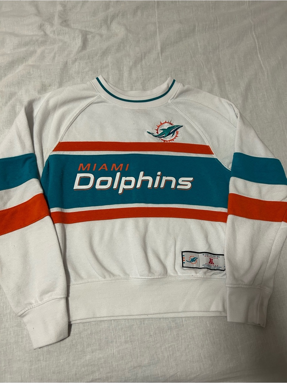 NFL Ultra Game Miami Dolphins sweater Sz Medium